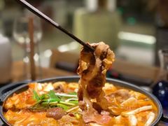 泡菜牛肉火锅-慢走(甜水园店)