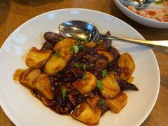 茄子烧年糕-宁波柏悦酒店·钱湖渔港