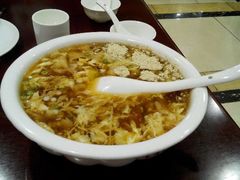 酸辣乌鱼蛋汤-牟传仁饭庄(星海店)