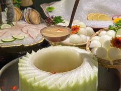 -得意咚瓜·顺德鱼生·冬瓜火锅(深圳首店)