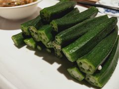 白灼秋葵-江边渔村(双井店)