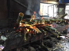 竹筒菜式制作中-竹泉农庄·竹筒饭(从化店)