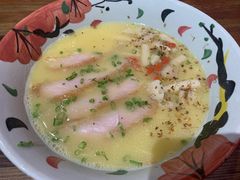 金桂花雕鸡汤面-千金一碗·宝岛一村(韩国街店)