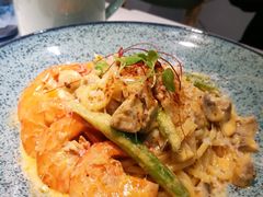 芝士蘑菇鲜虾意大利面-BE BRIGHT KITCHEN(正佳广场店)