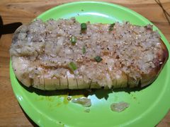 蒜蓉烤油饼-小草大排档(北沙坡店)