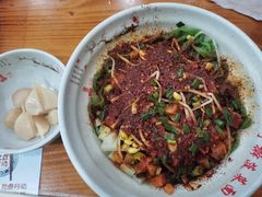 油泼面-手擀菠菜面(西康路店)