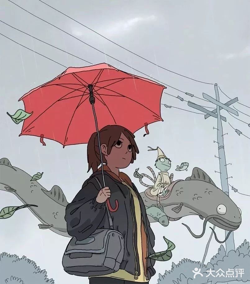 宫崎骏动漫里面的场景！
