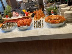 自助取餐区-盐城万豪酒店-盐城厨房西餐厅