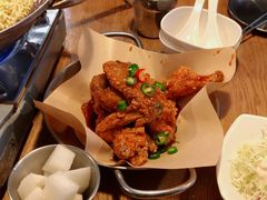 炸鸡翅一半一半-富乐满韩国正宗炸鸡韩国料理(虹泉路店)