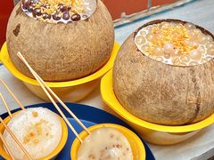 -椰爺爺·椰子冻砵仔糕