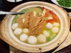 丝瓜鱼丸炖馓子-永安鱼庄·镇江菜(东吴路店)