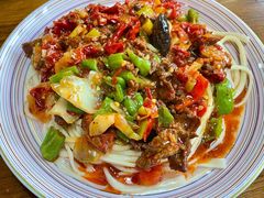 -歹歹的加个面过油肉拌面