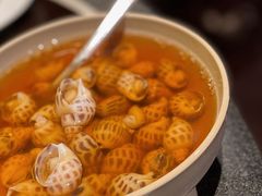 古越陈酿煮花螺-杭州西子湖四季酒店·金沙厅