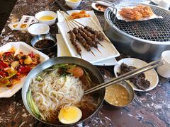 羊肉串-啊美丽炭火烤肉(滑翔一店)