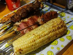 烤玉米-新疆烧烤王(广灵店)