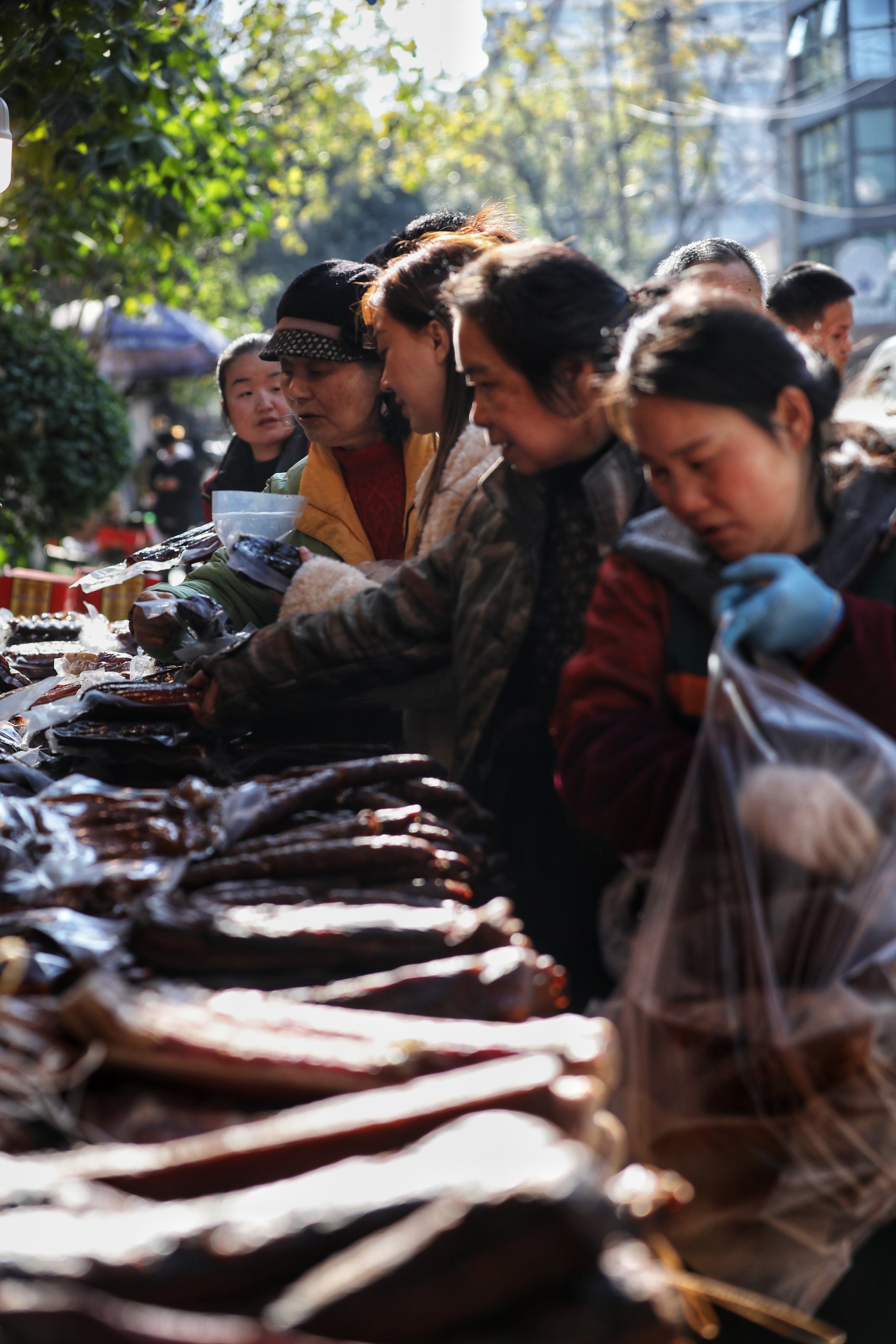 最大的腊肉批发市场