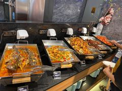 自助取餐区-汉金城海鲜烤肉自助百汇(威海威高广场店)