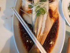 清蒸鲈鱼-大鸭梨烤鸭(金色漫香店)