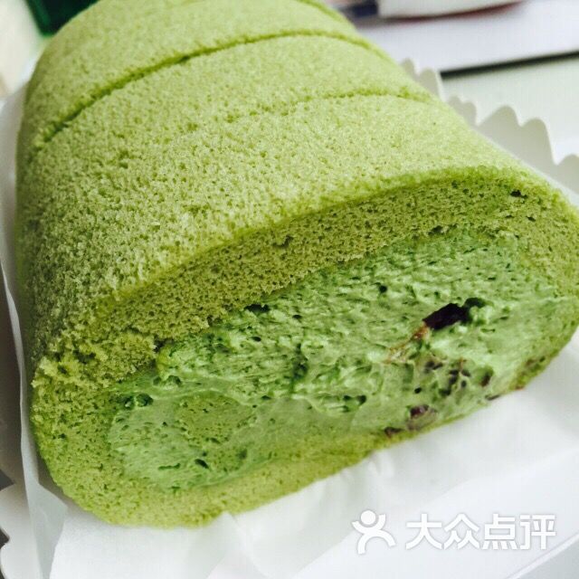 抹茶蜜豆卷