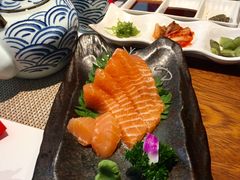 三文鱼刺身-热血兄弟·炭火烤肉(融侨中心店)