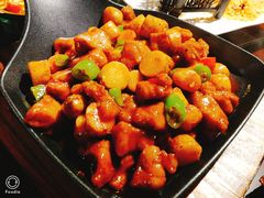 -东来菜馆•手抓海鲜家常菜•海鲜锅贴(鸽子窝店)