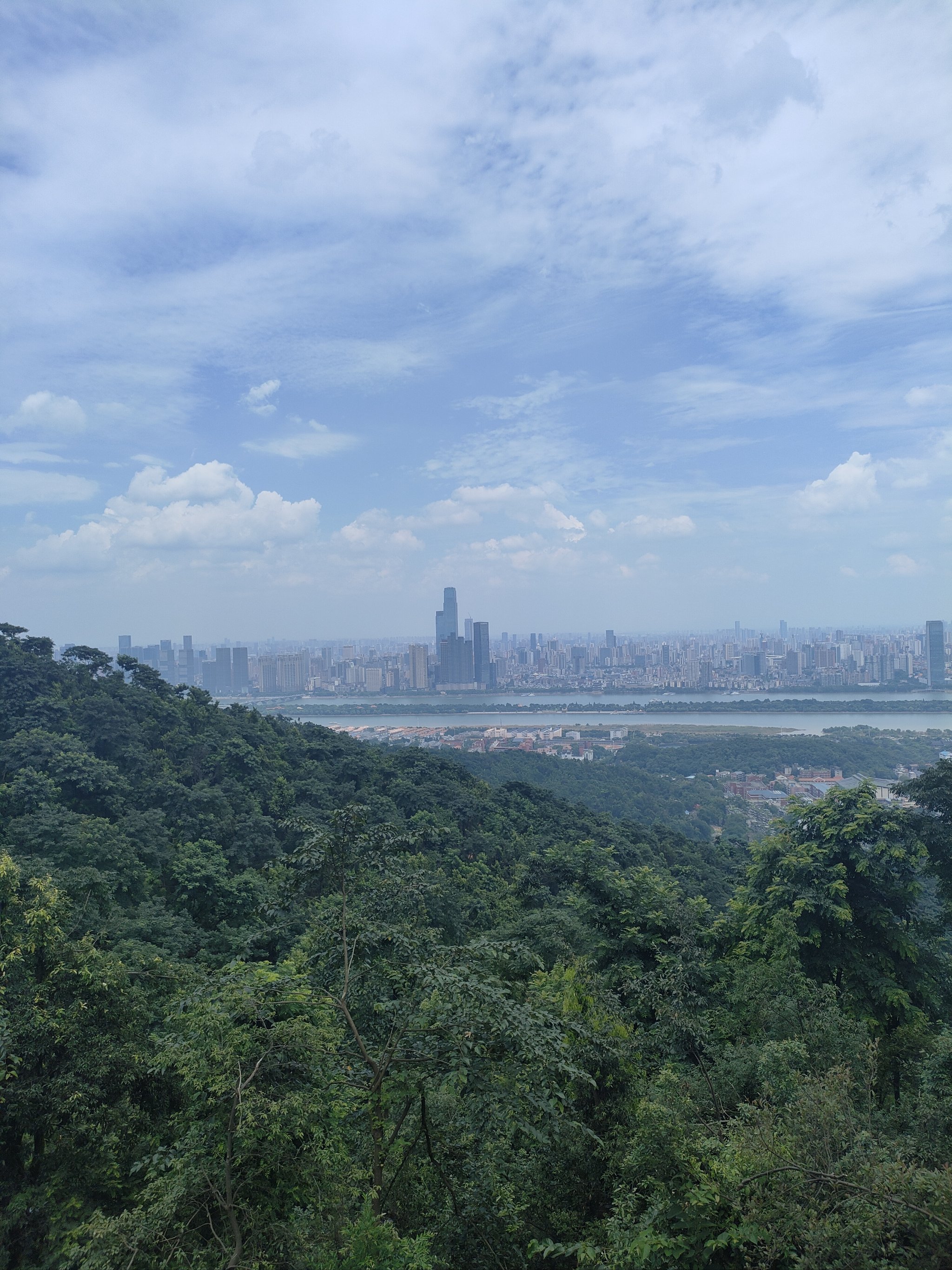 岳麓山山顶风景图片