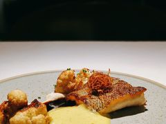 煎鳕鱼配葱味蛋糕花椒汁-Bistro Wang 牛排馆