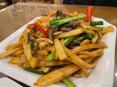 牛肉炒自家腌笋-大唐靓汤江门私房菜(景田店)