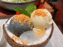 灰椰壳冰淇淋-金椰壳· 大厨新加坡菜(壹方城店)