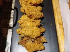 蛋黄鸡翅-绿茶餐厅(松江万达店)