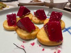 玫瑰鹅肝配上海葱油饼-上海人家花樣年华(中山公园店)