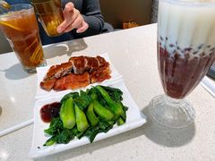 蒜茸菜心-香港新发烧腊茶餐厅(书城店)