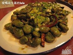 炝炒青胡豆-鱼之家小四川水煮鱼