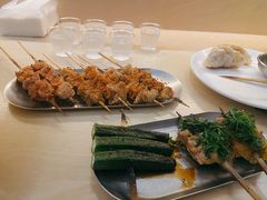 梅子酱紫苏鸡肉串-双拼市场·烧烤精酿啤酒