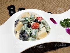 拉丝秋葵沙拉-将军牛排·尔滨地标朝鲜族美食(总店)