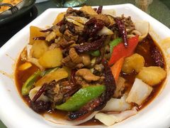 新疆大盘鸡-新疆红柳花餐厅(新洲店)