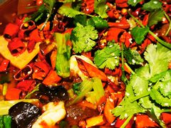 海鲜毛血旺-绿茶餐厅(华联万柳店)