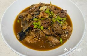 Chicken Stewed with Green Soybeans