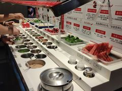 自助调料区-海底捞火锅(威高广场店)