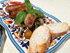 意式香肠配那不勒斯蒜味菜心-Mammamia意大利餐厅(古北店)