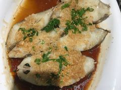金银蒜蒸鲽鱼-老边饺子馆(金源店)
