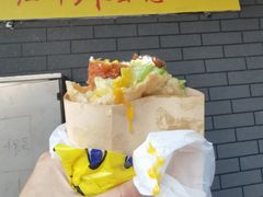 -小红车炸蛋葱油饼