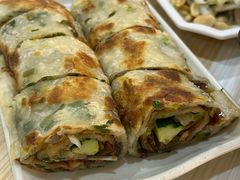 葱饼卷牛肉-台北楚楚园馅饼粥(虹桥南丰城店)