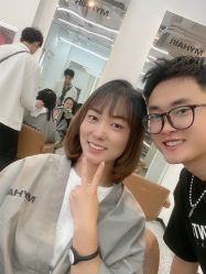 -I+造型烫发染发