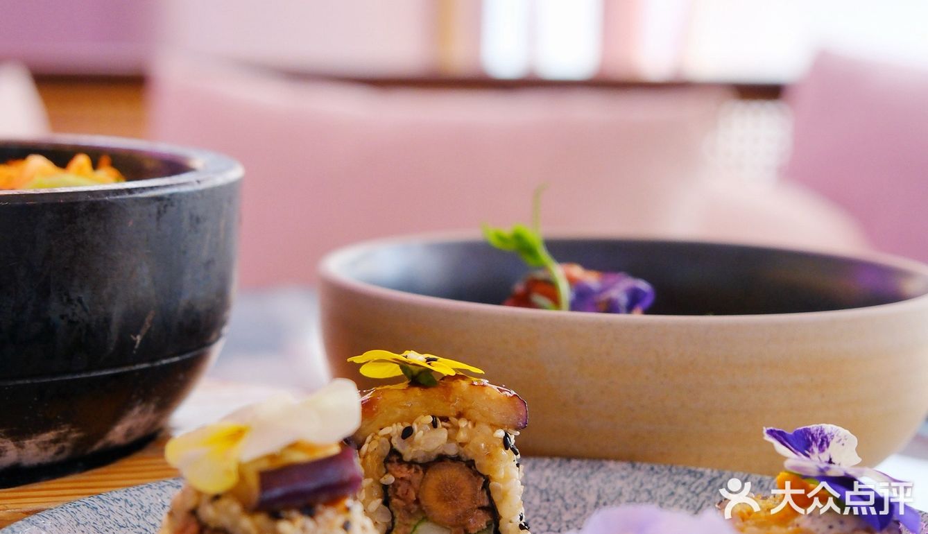 冒粉红色泡泡的素食餐厅🫧沉浸｜梦幻
