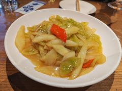 青柿子炒土豆片-胖姐渔村(中源大道店)