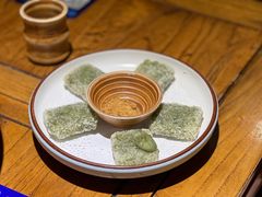 贵州特色艾草粑粑-快活林酸汤鱼鲜品火锅店(甲秀楼店)