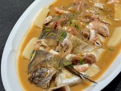 家常烧斗鲳配八带-怡情荟•海鲜青岛菜(五四广场旗舰店)