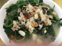 上汤时蔬-台山美食一绝阿四台山黄鳝饭(阿四创作店)