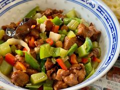 辣子鸡丁煮馍（普通）-老西安韩记三鲜煮馍(四府街店)